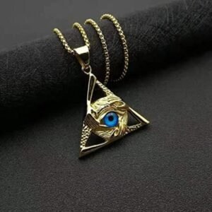 stainless steel illuminati egyptian eye of horus ra necklace pendant with 24 inch chain2 433x433 1.jpg